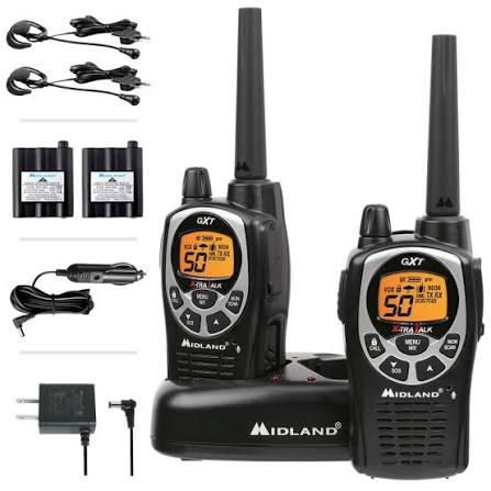 MIDLAND GXT1000VP4 GMRS Portofoons 58 km bereik, Telecommunicatie, Portofoons en Walkie-talkies, Verzenden, Nieuw, 15 km of meer
