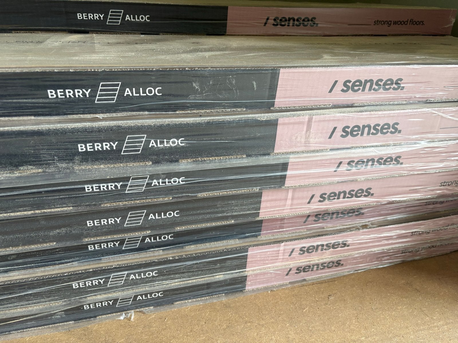 Nieuwe echte licht eikenhout Berry Alloc senses XL, Nieuw, 10 m² of meer, 10 tot 30 cm, Hout