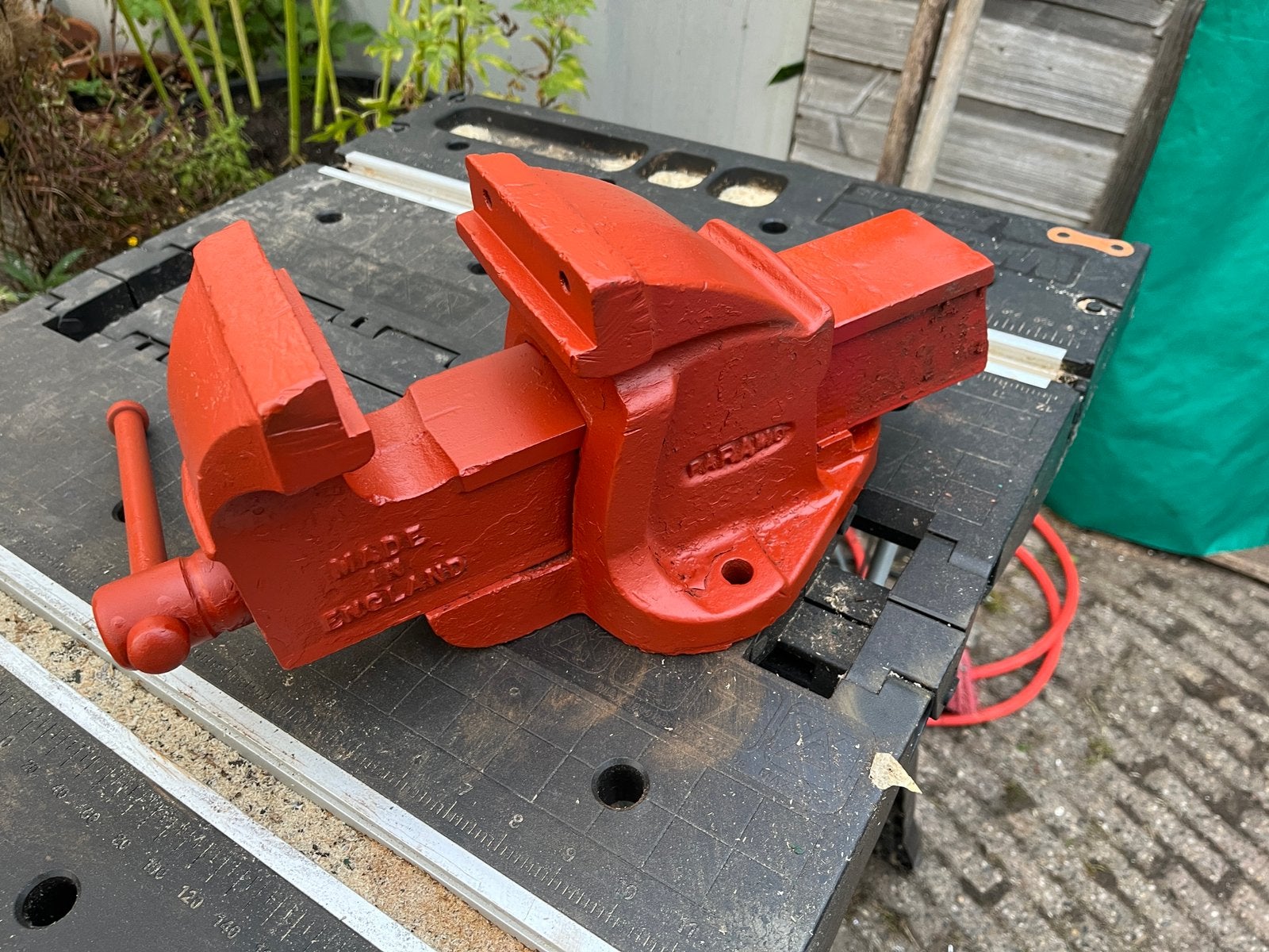 Bankschroef nr 4 heavy duty Panamo Vice, Ophalen, Gebruikt, Bankschroef, Overige merken
