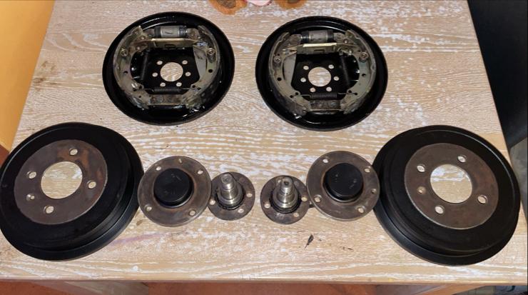 Complete set trommelremmen achteras Volkswagen Lupo, Auto-onderdelen, Ophalen, Gebruikt, Volkswagen