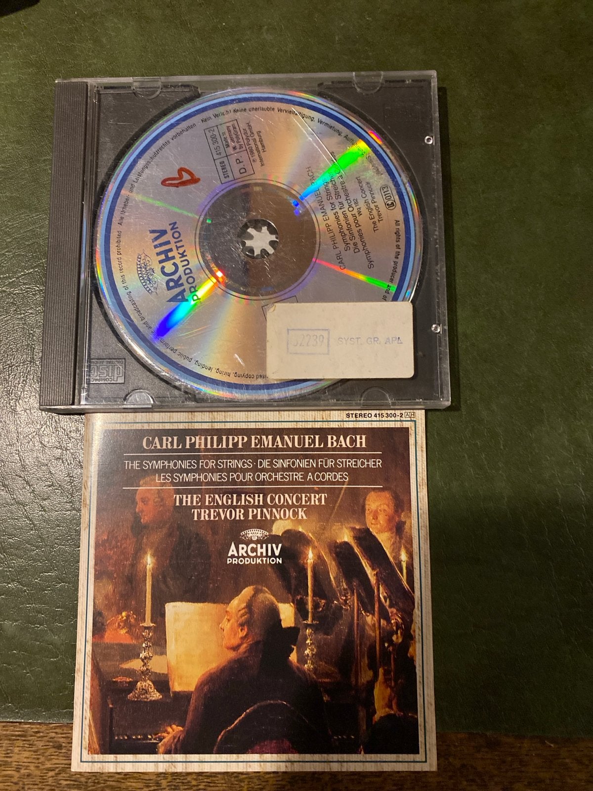 C.P.E. Bach: Symfonieën voor Strijkers - The English Concert, Cd's en Dvd's, Gebruikt, Overige componisten, Ophalen of Verzenden