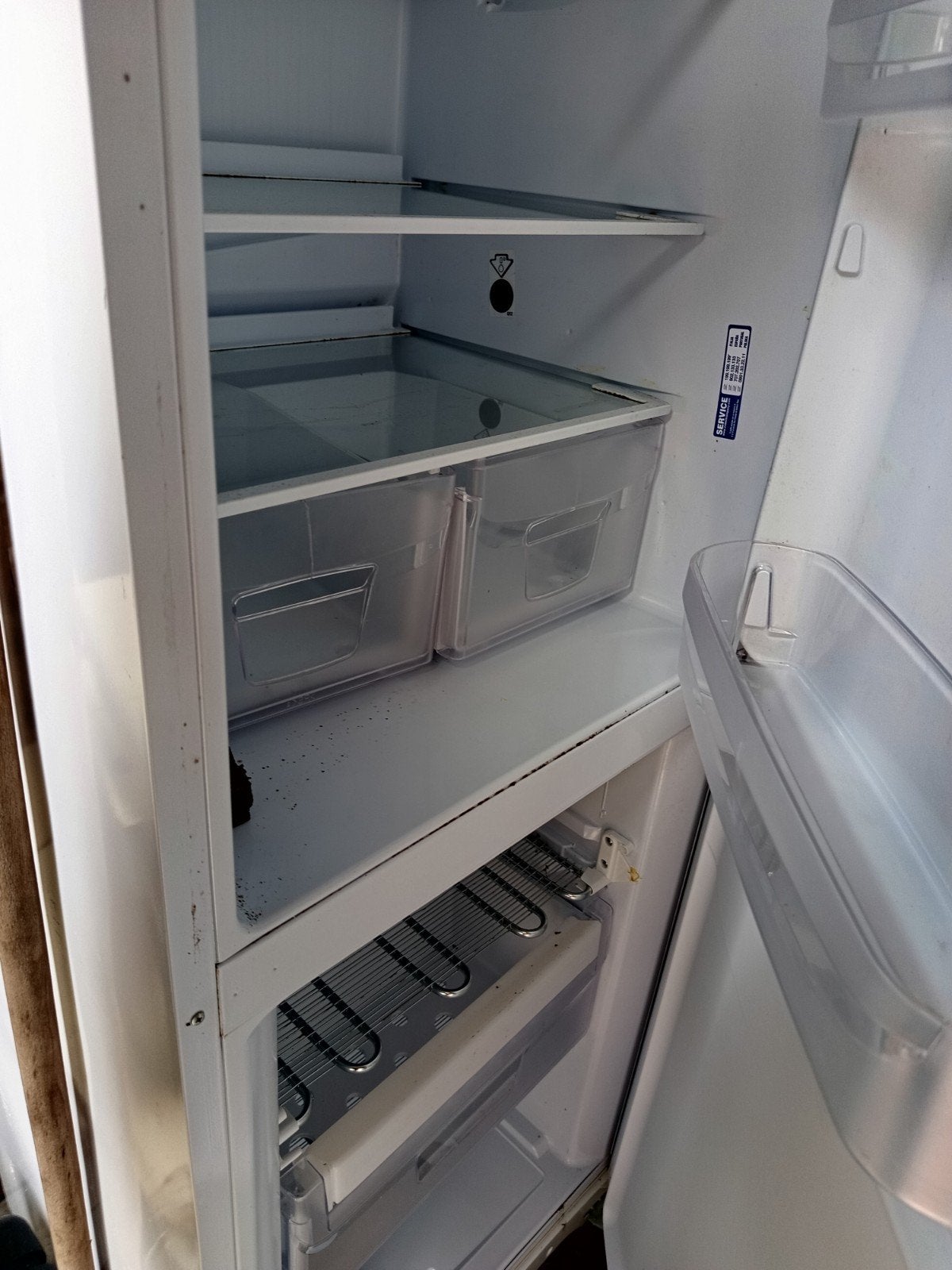 Gebruikte koelkast indesit, Minder dan 75 liter, Ophalen, Gebruikt, Zonder vriesvak
