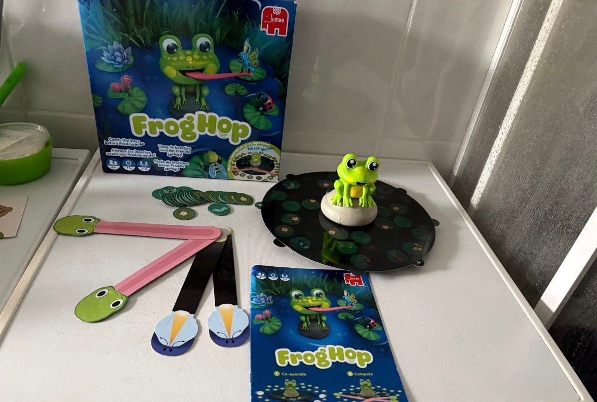 Frog Hop: Hilarisch kinderspel voor het hele gezin!, Een of twee spelers, Ophalen of Verzenden, Zo goed als nieuw