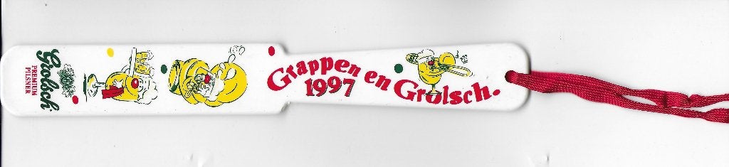 Bierafschuimer grappen en grolsch 1997 ( 9 ), Ophalen of Verzenden, Zo goed als nieuw, Overige typen, Overige merken