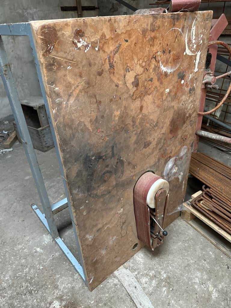 Bandschuurmachine, Ophalen, Gebruikt, Minder dan 700 watt, Werkbankslijpmachine