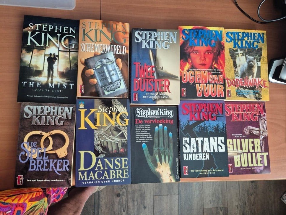 Stephen King: 10 Horror Romans, Ophalen, Gelezen, Stephen King, Nederland