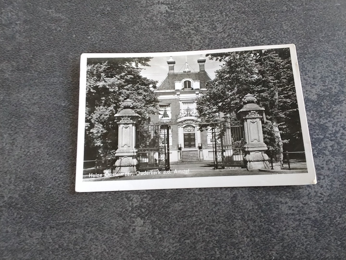 Ouderkerk a d Amstel Huize Oostermeer 1955, Ophalen of Verzenden, 1940 tot 1960, Gelopen, Noord-Holland