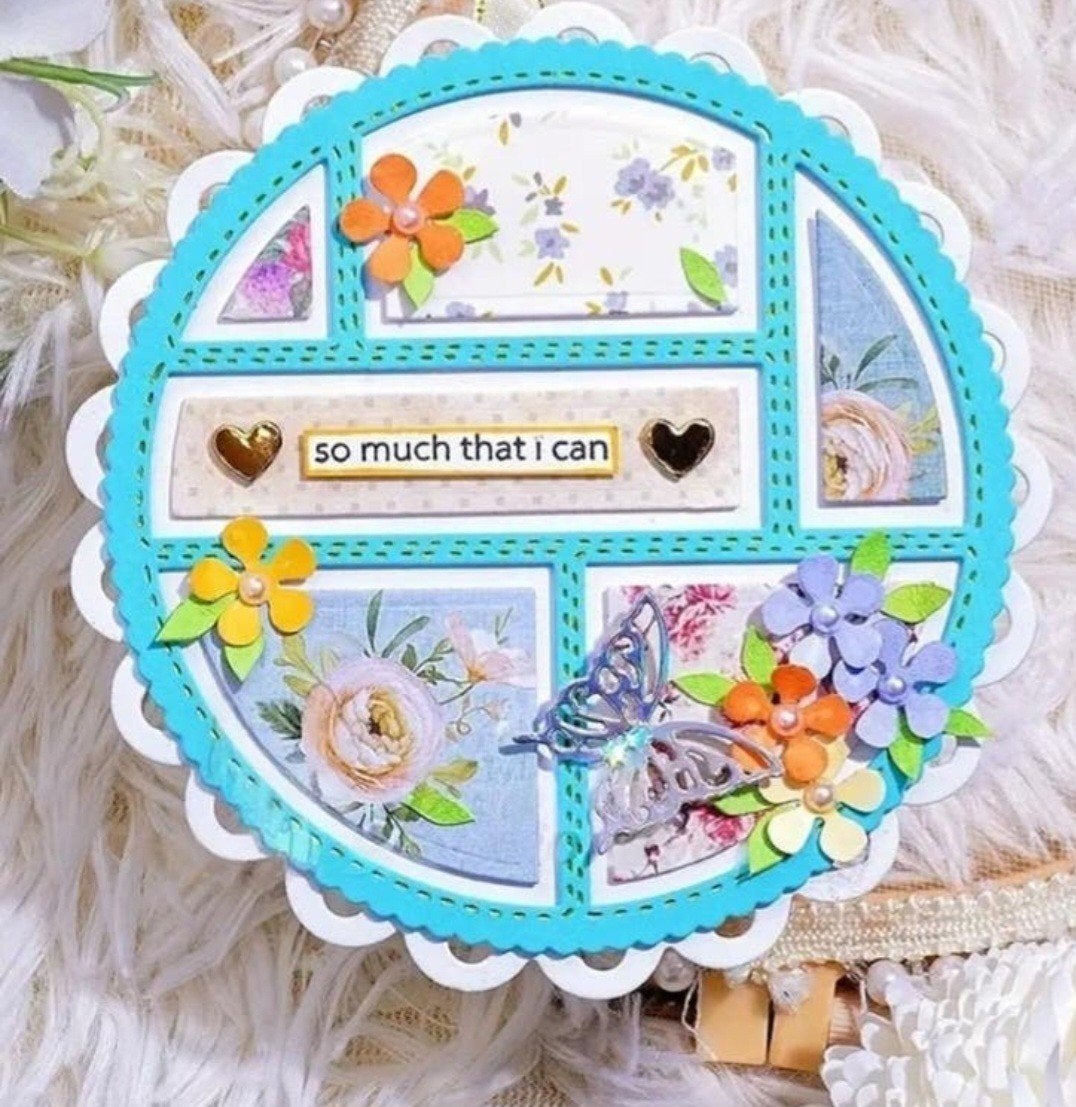 Nieuw  Snij en Embossingmal frame rond, Ophalen of Verzenden, Nieuw, Overige thema's, Pons of Mal