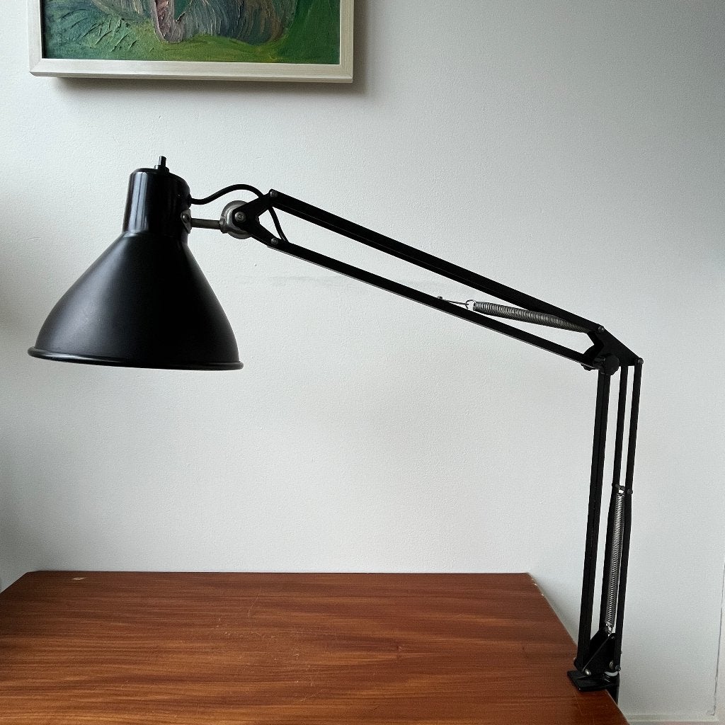Vintage Italiaans design werklamp door Rimsa Italy, Huis en Inrichting, Lampen | Tafellampen, Gebruikt, Overige materialen, Ophalen of Verzenden