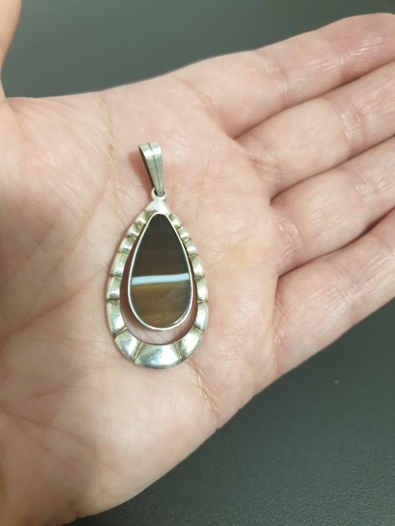 Mooie zilveren 925 hangertje TF - Theodor Fahrner, Sieraden, Tassen en Uiterlijk, Verzenden, Gebruikt, Zilver, Zilver