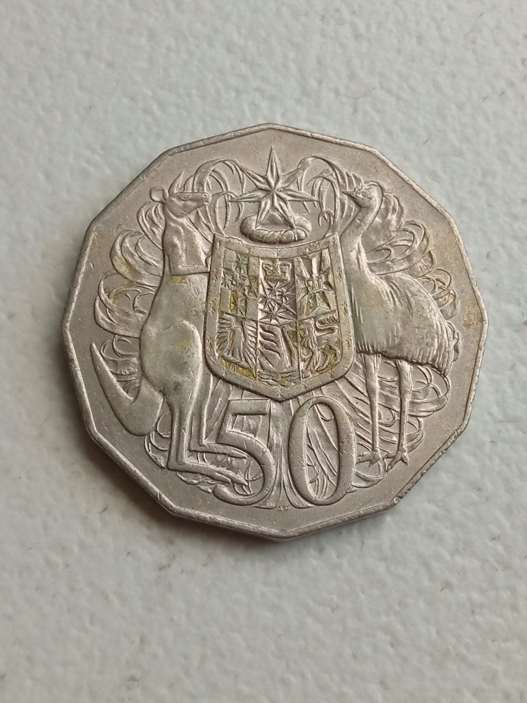 Australië 50 cent 1976., Postzegels en Munten, Ophalen of Verzenden, Losse munt