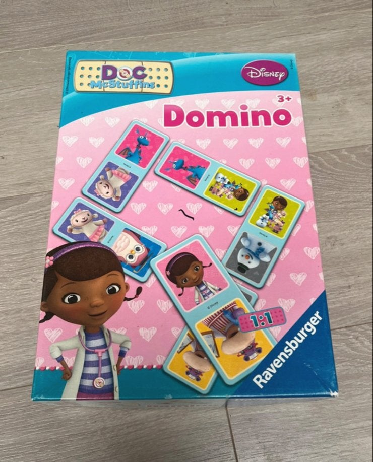 Doc McStuffins Domino spel, Ophalen of Verzenden, Zo goed als nieuw