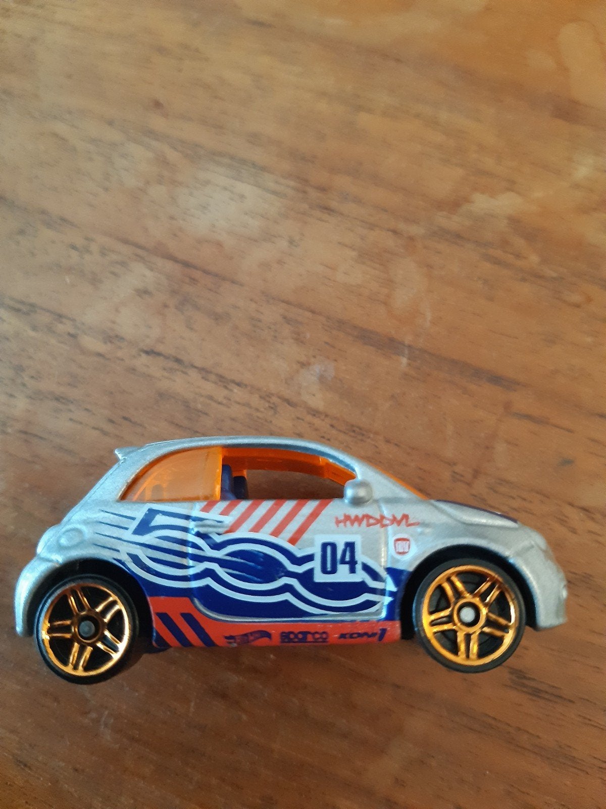 Hotwheels Fiat 500, Ophalen of Verzenden, Zo goed als nieuw, Auto