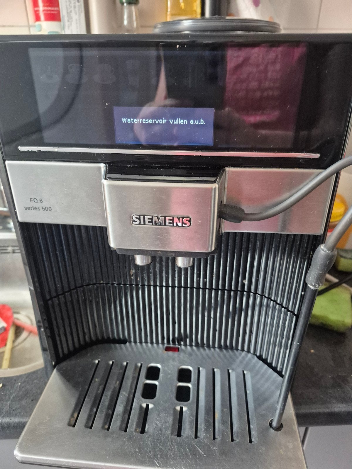 Siemens EQ.6 Series 500 Volautomatische Espressomachine, Ophalen, Afneembaar waterreservoir, Gebruikt, Espresso apparaat