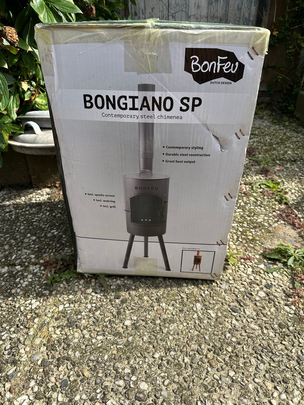 Nieuwe BonFeu Bongiano SP Buitenhaard - Ongeopend!, Tuin en Terras, Ophalen, Nieuw