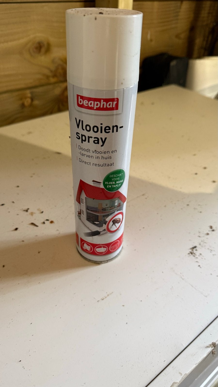 Vlooienspray, Ophalen