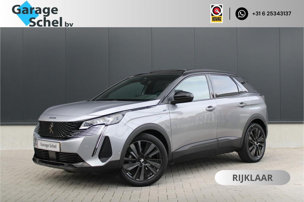 Peugeot 3008 1.2 PureTech GT 130pk - Trekhaak - ACC - Stoelv, Auto's, 12 maanden, 1199 cc, Bedrijf, 690 kg