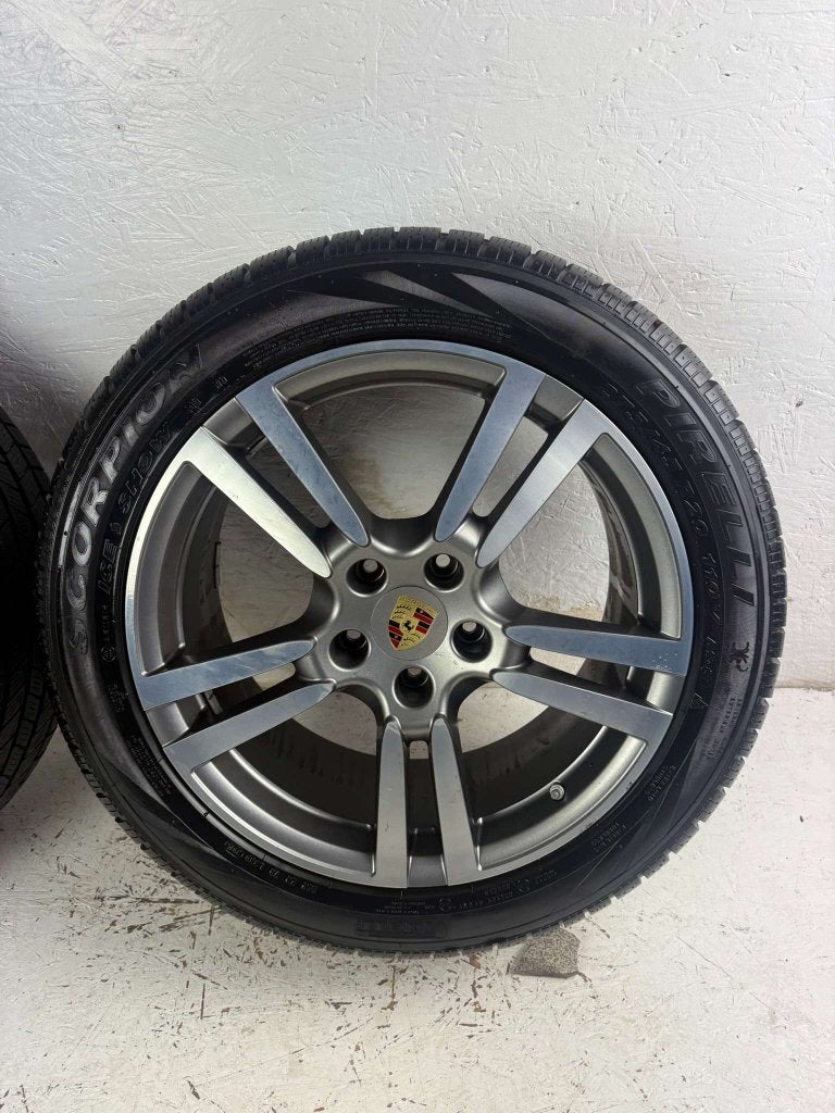 Porsche Cayenne turbo velgen 20" 5x130 winterset Pirelli, Auto-onderdelen, Banden en Velgen, Niet ingevuld, Gebruikt, 275 mm, Banden en Velgen
