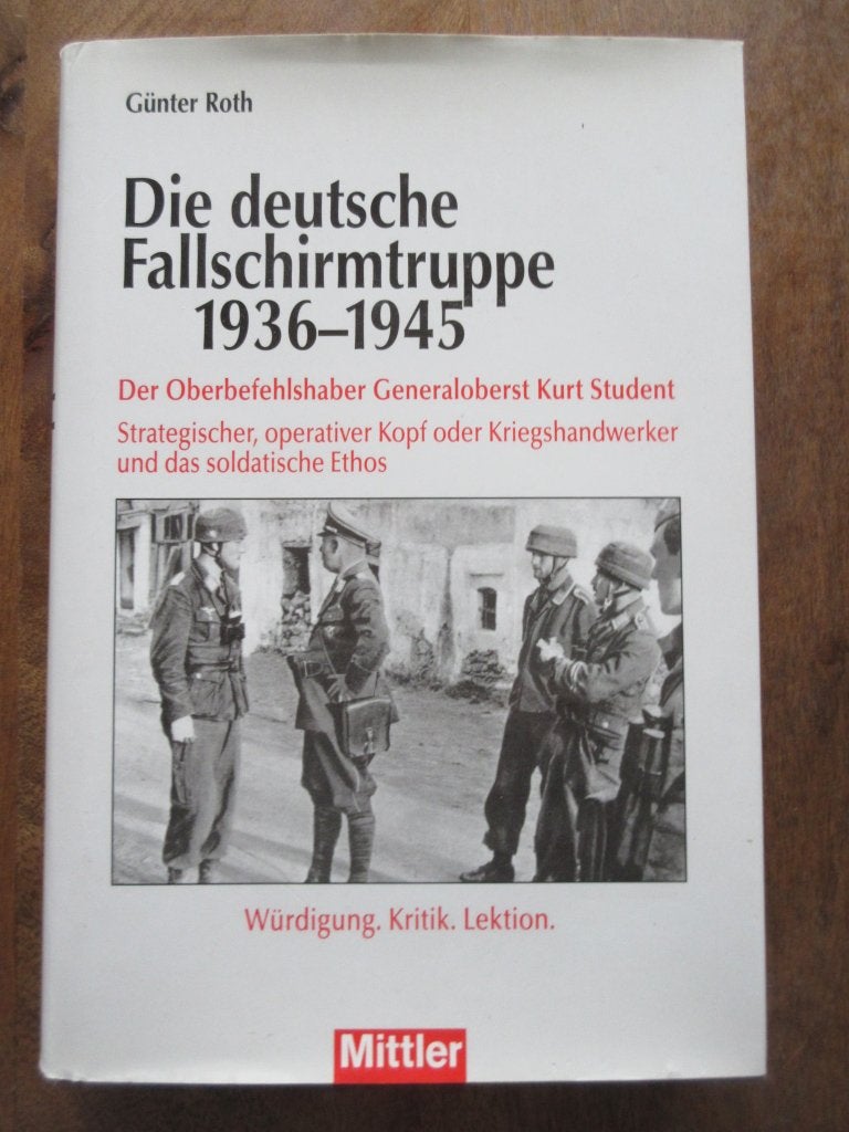 Die deutsche Fallschirmtruppe Generaloberst Kurt Student, Verzenden, Duitsland, Boek of Tijdschrift
