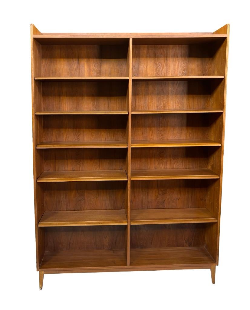 Vintage Teakhouten XL Boekenkast Deens Design Jaren 60, Gebruikt, 200 cm of meer, Teakhout, 50 tot 100 cm