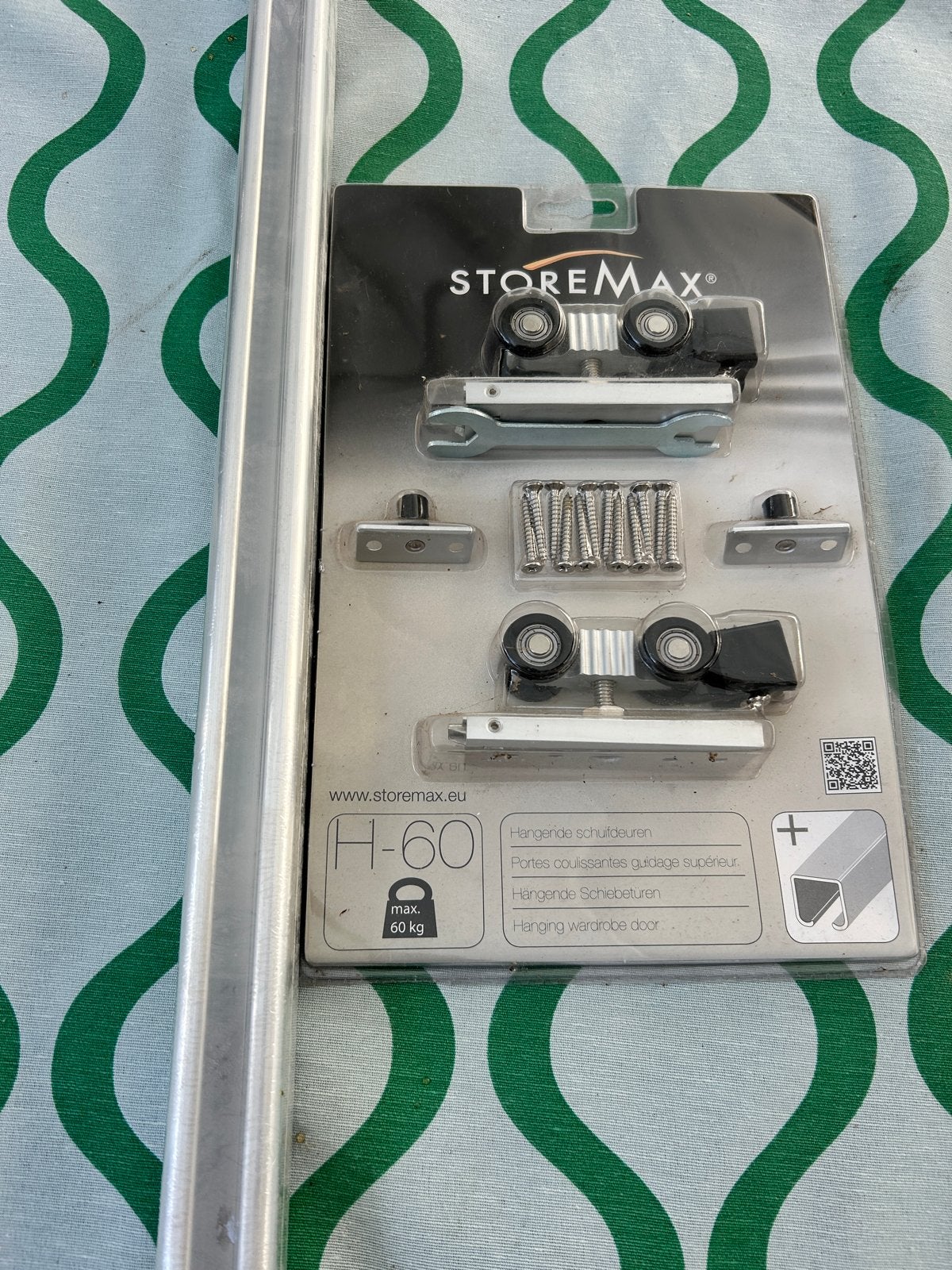 Storemax H-60 Schuifdeur Rail en Wielen Set, Ophalen, Nieuw, Overige materialen, Overige typen