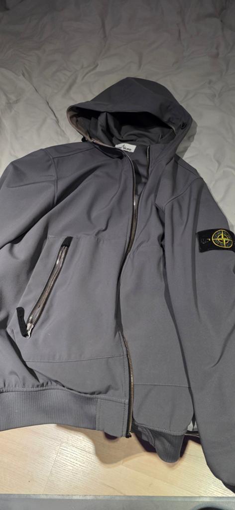 Stone Island XXL soft shell, Overige maten, Ophalen of Verzenden, Stone Island, Grijs