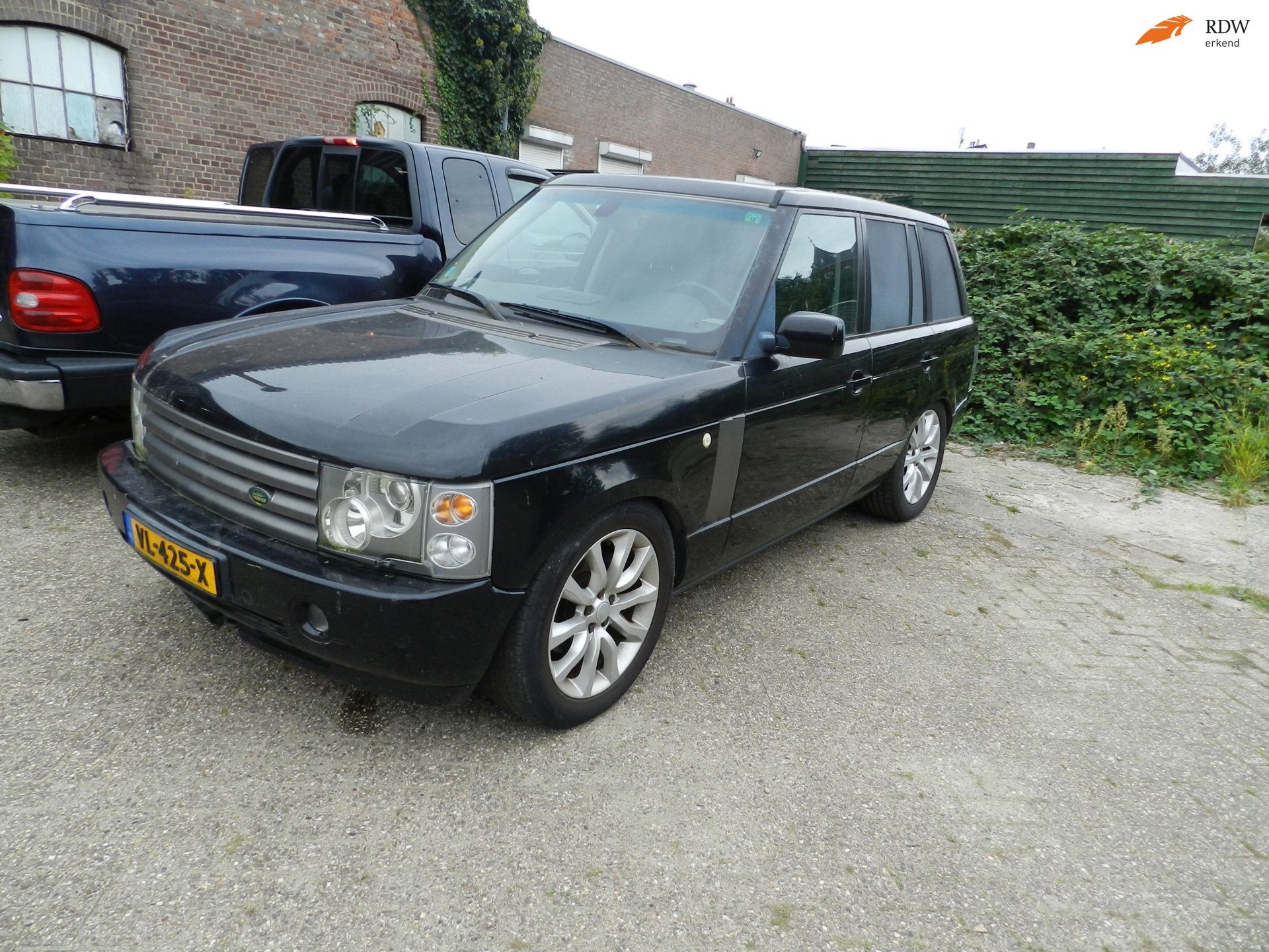 Land Rover RANGE ROVER let op voor export of donor of de han, Auto's, Automaat, Zwart, Leder, Bedrijf