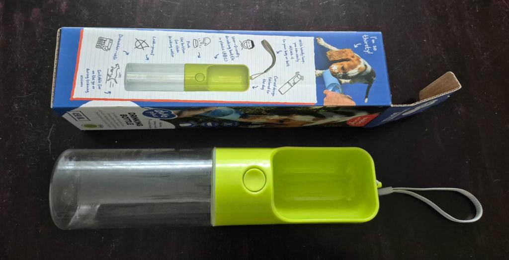Honden drink fles voor onderweg, Ophalen of Verzenden, Zo goed als nieuw