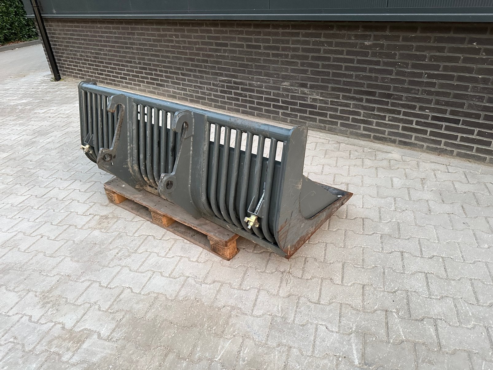 Shovel Puinbak 180cm met inlegvel - zware uitvoering, Ophalen, Wiellader of Shovel