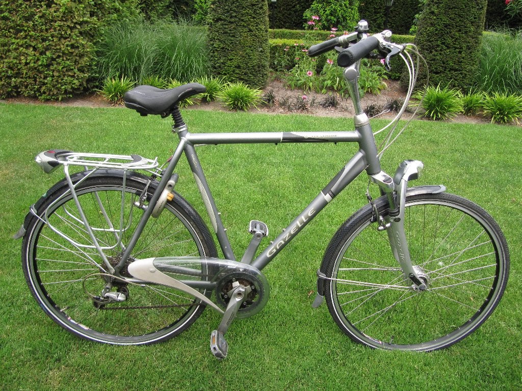 gazelle goldline herenfiets, Fietsen en Brommers, Fietsen | Heren | Herenfietsen, Ophalen, Gebruikt, Versnellingen, 61 tot 65 cm