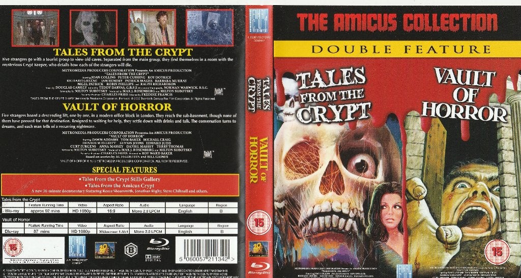 Tales from the crypt vault of horror 2 blu ray box (engels ), Cd's en Dvd's, Ophalen of Verzenden, Zo goed als nieuw, Horror