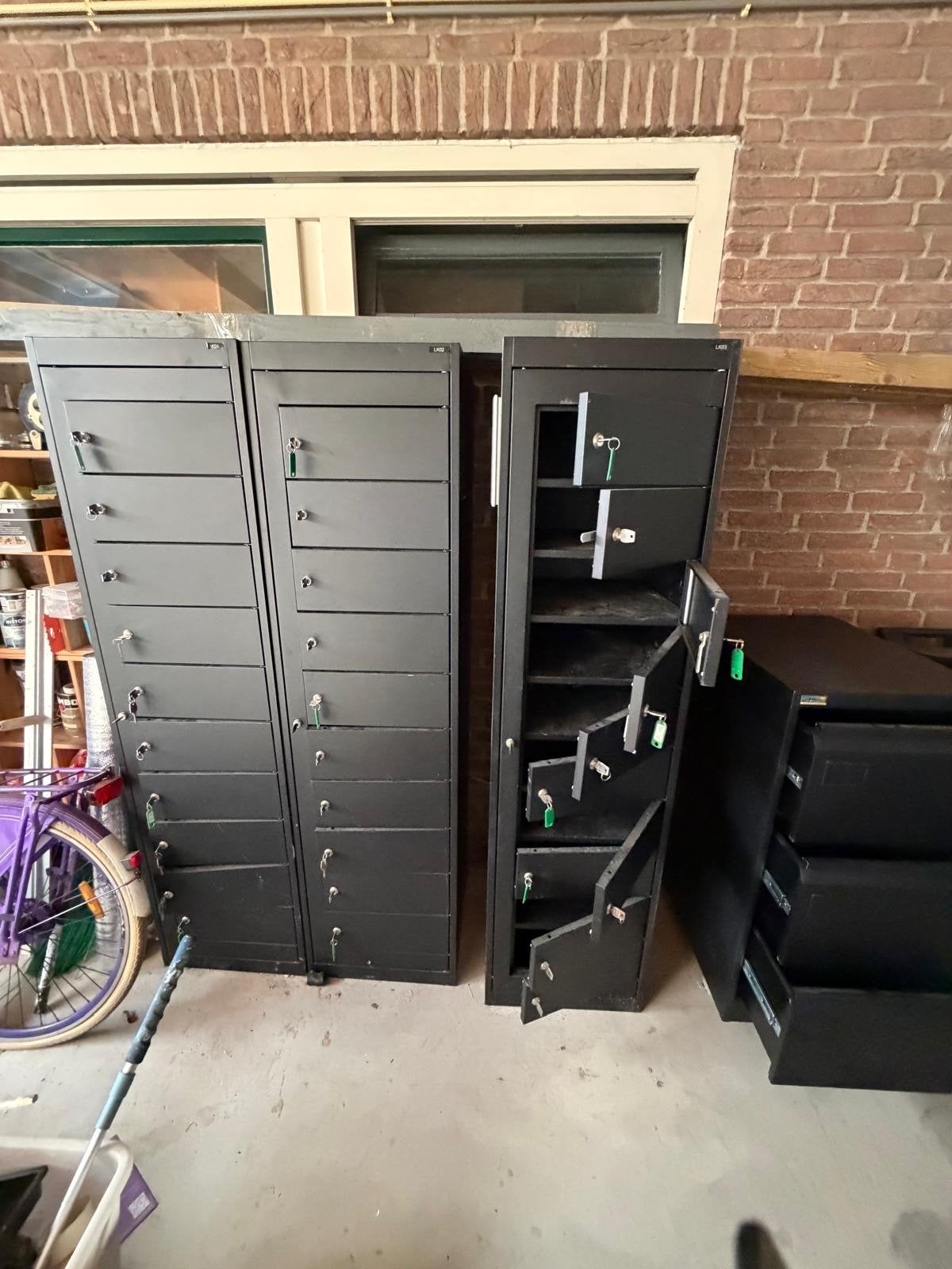 Metalen kluisjes / lockers - 1stuks, Ophalen, Gebruikt