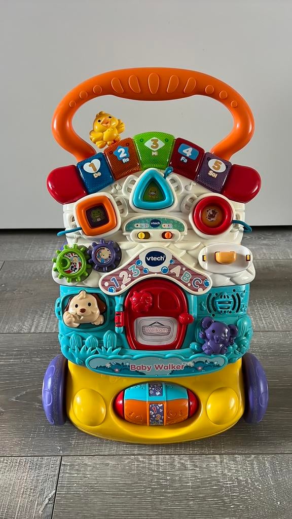 Loopkar v tech, Kinderen en Baby's, Speelgoed | Vtech, Ophalen of Verzenden, Zo goed als nieuw, 6 maanden tot 2 jaar