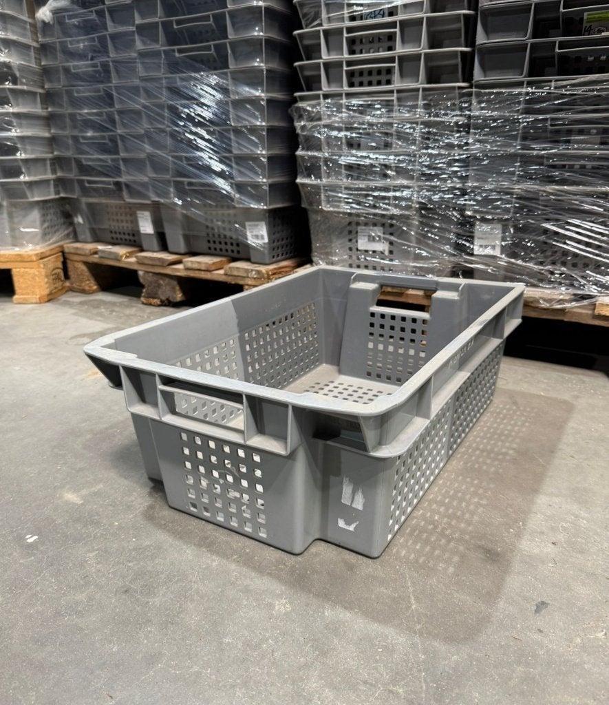 Allibert kunststof magazijnkratten / magazijnbakken 60x40x20, Ophalen, Gebruikt