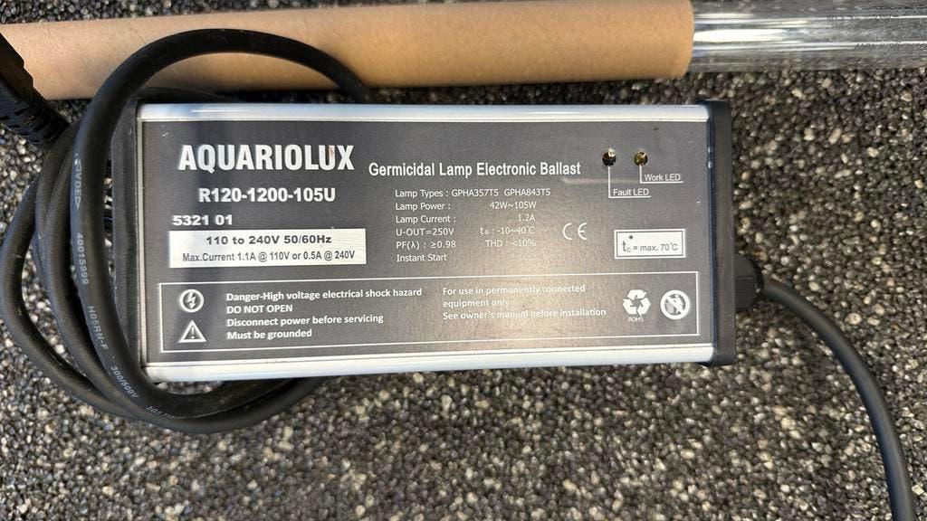 Koi vijver Aquariolux ballast uv  + ligtTech T5 40W lamp, Ophalen of Verzenden