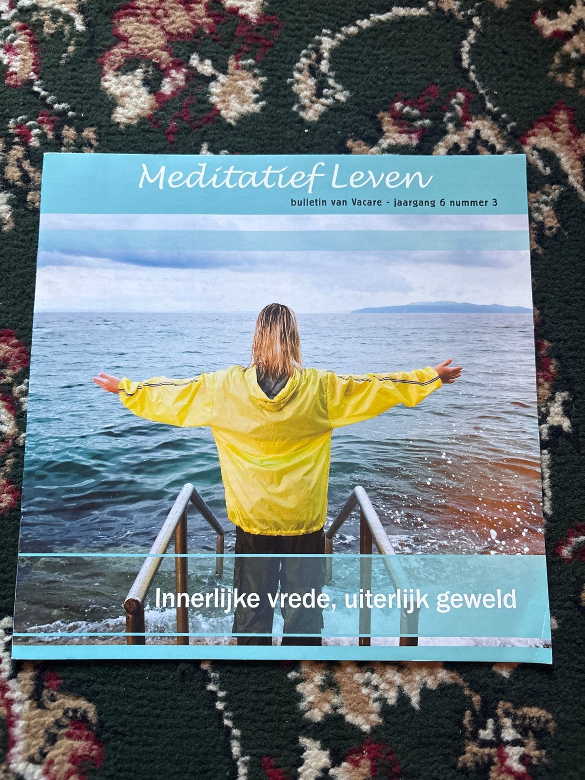 Meditatief Leven: Innerlijke vrede, uiterlijk geweld, Ophalen of Verzenden, Zo goed als nieuw, Meditatie of Yoga, Instructieboek