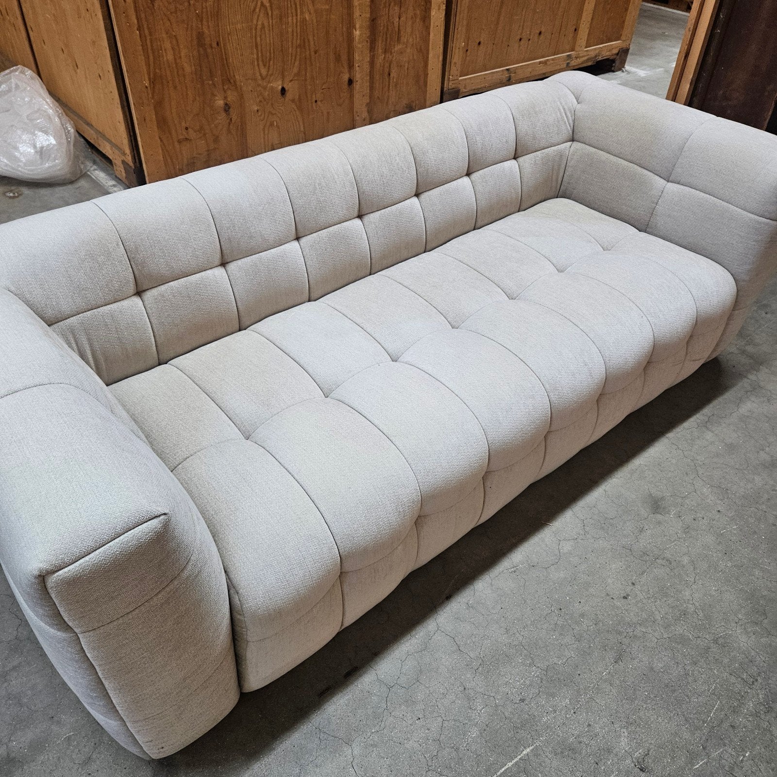 Moderne 3-zitsbank - Zo goed als nieuw, Huis en Inrichting, Ophalen, Driepersoons, 75 tot 100 cm, Zo goed als nieuw