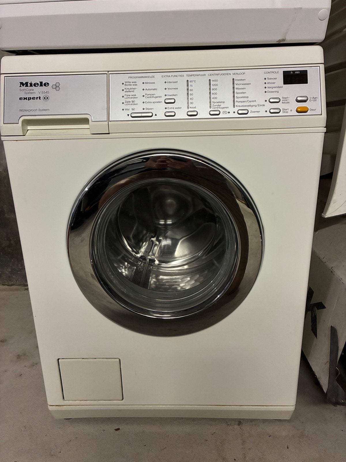 Gebruikte Miele SoftCare System V 5545 Wasmachine, Witgoed en Apparatuur, Wasmachines, Ophalen, Gebruikt, Voorlader, Wolwasprogramma