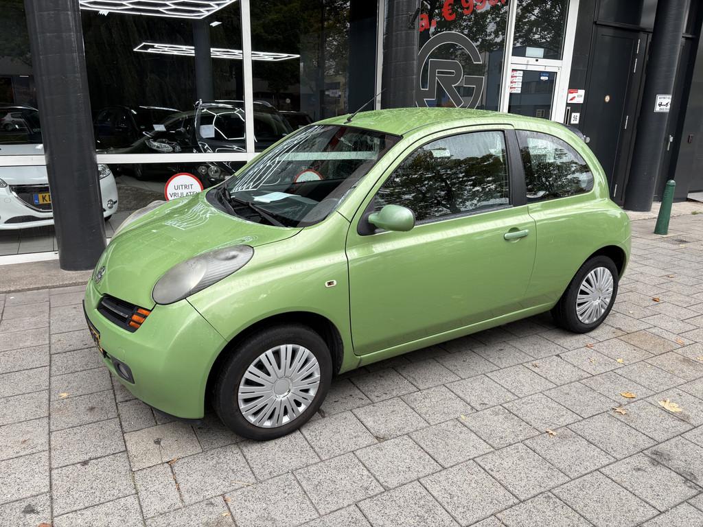 Nissan Micra 1.2 Visia (bj 2003), Auto's, Voorwielaandrijving, Stof, Gebruikt, 31 €/maand