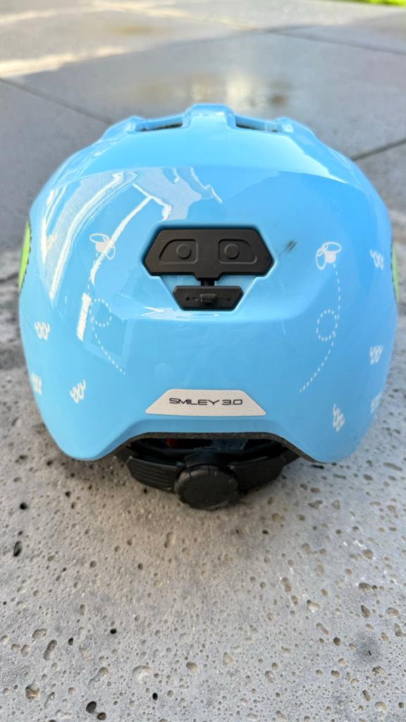 Abus Smiley 3.0 Kinderhelm, Fietsen en Brommers, Fietsaccessoires | Fietshelmen, Ophalen, Zo goed als nieuw, Overige maten, Jongen of Meisje