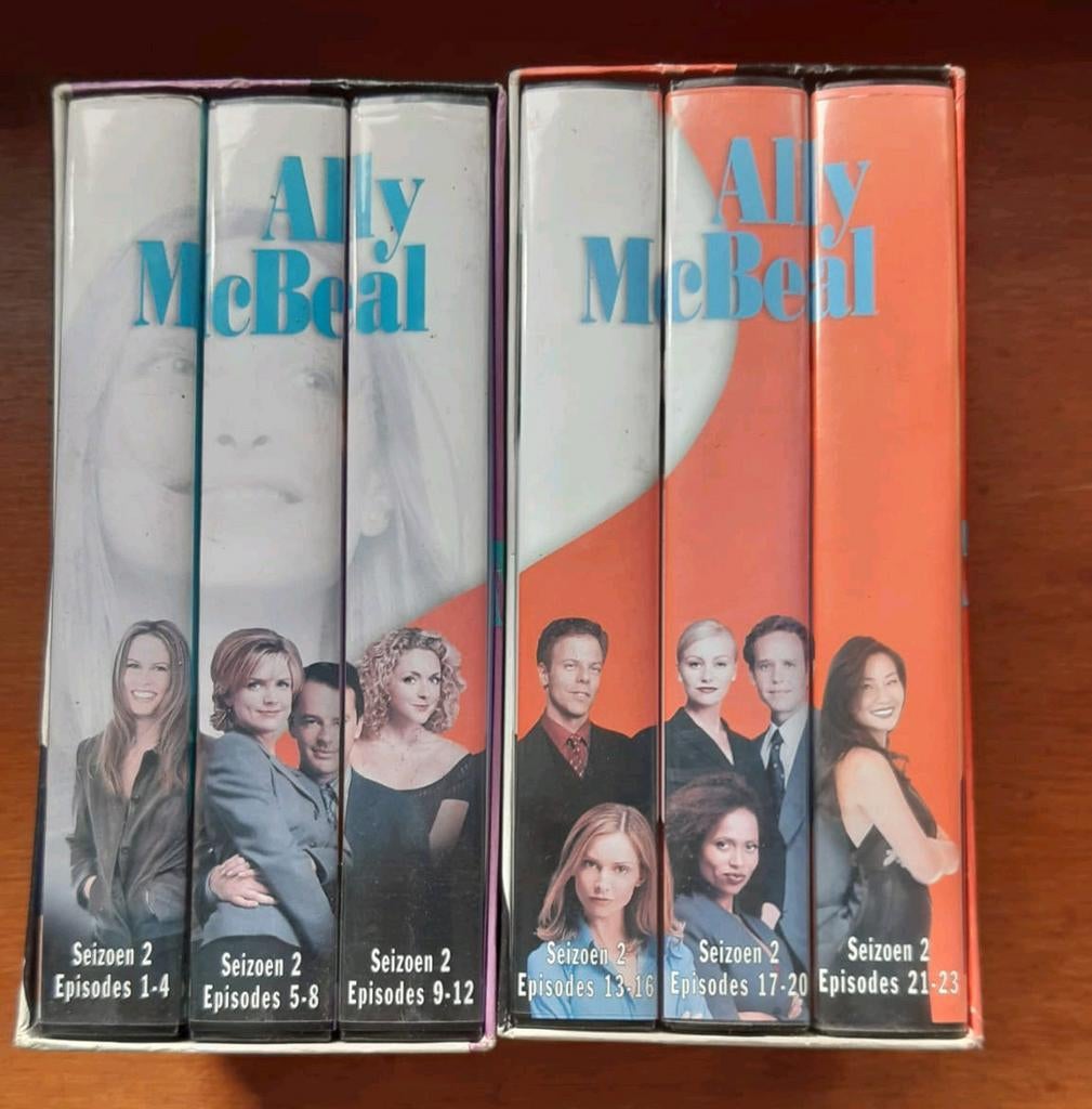 Complete seizoen 2 Ally McBeal VHS, Ophalen of Verzenden, Tv-serie of Tv-programma