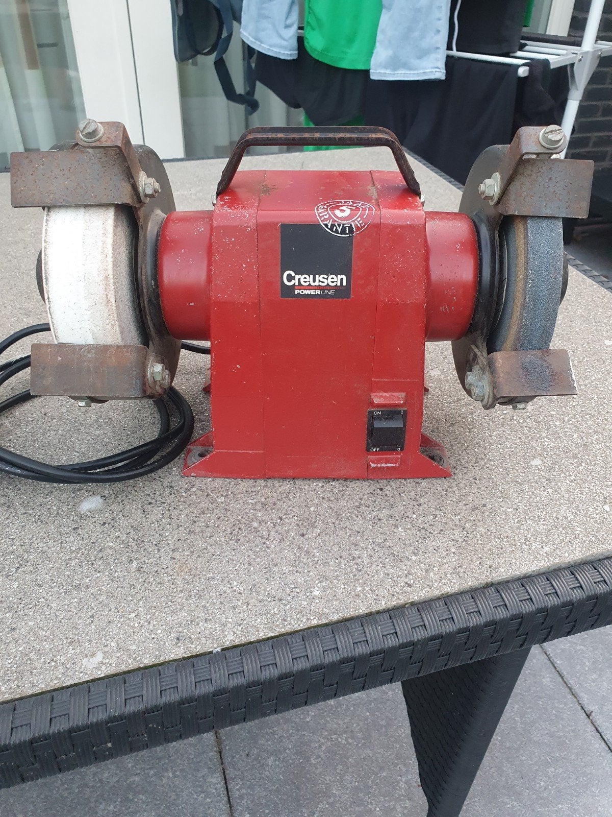 Creusen DS 7150 TS Werkbankslijpmachine, Doe-het-zelf en Verbouw, Ophalen of Verzenden