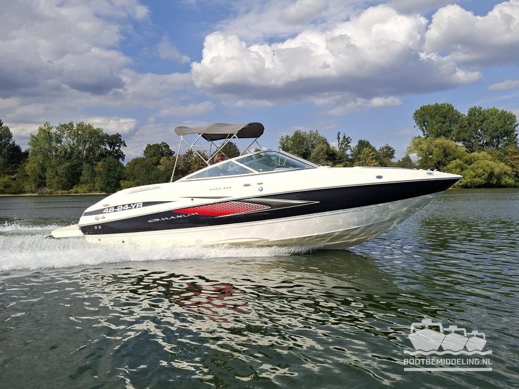 Maxum 2400 SR3, 350 Mag MPI, Bravo III, 2009, Watersport en Boten, Speedboten, Overige merken, Gebruikt, Binnenboordmotor, Elektrische start