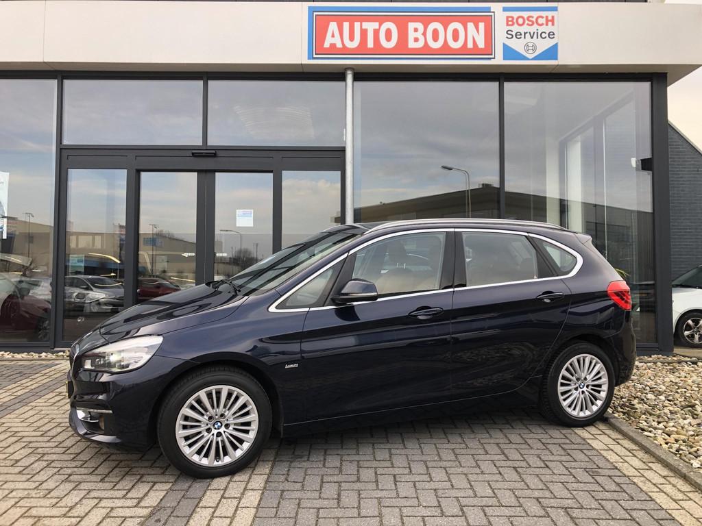 BMW 218i Active Tourer 136PK AUTOM. H.E. : LEER/PANO/HUD NAV, Auto's, BMW, Bedrijf, Te koop, 2-Serie Active Tourer, ABS, Achteruitrijcamera