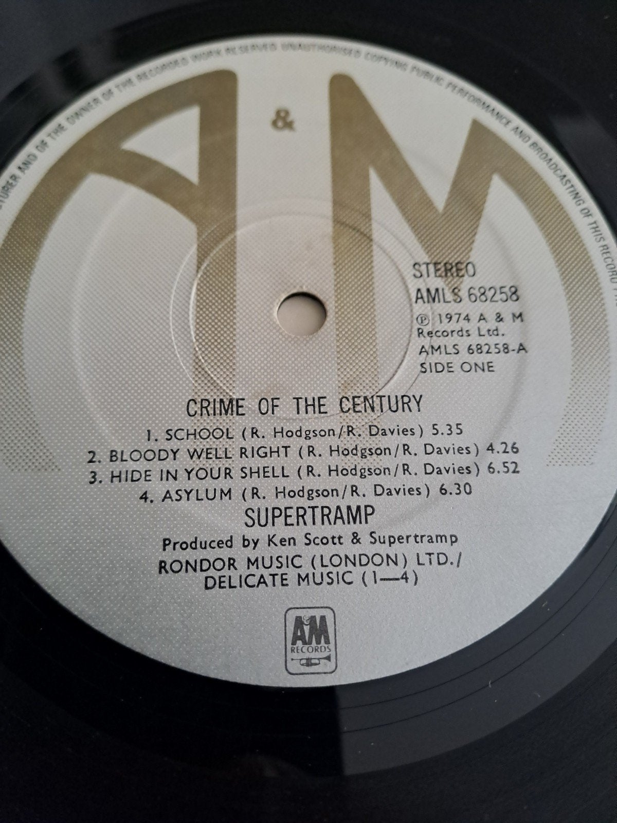 Supertramp, Ophalen, Zo goed als nieuw, 12 inch