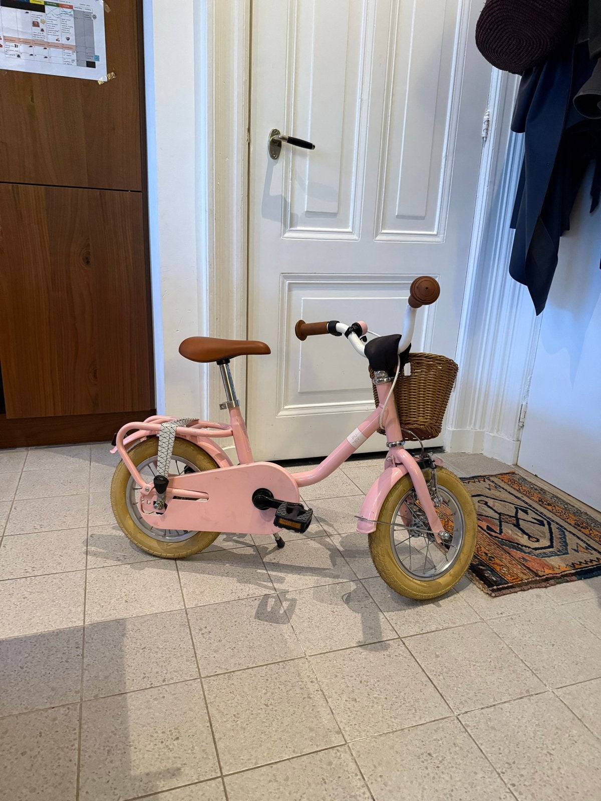 Puky YOUKE 12 kinderfiets met mandje en zijwieltjes, Ophalen, Zijwieltjes, Velgrem, Minder dan 16 inch
