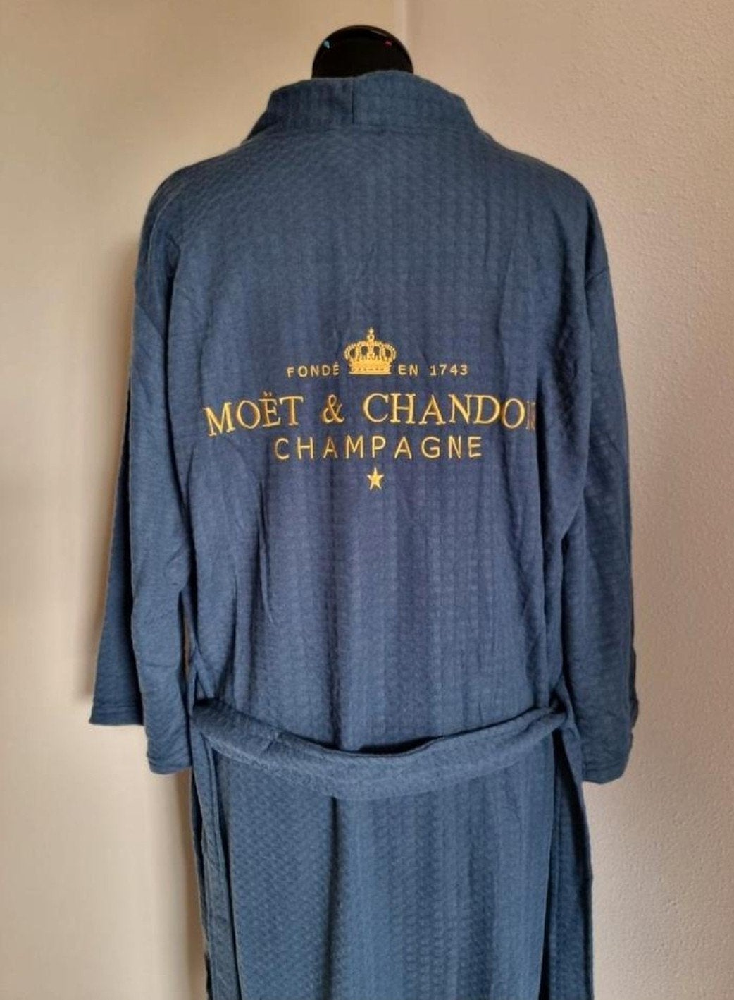 Moët & Chandon Badjas voor dames en Heren ‼️, Ophalen of Verzenden, Nieuw, Blauw