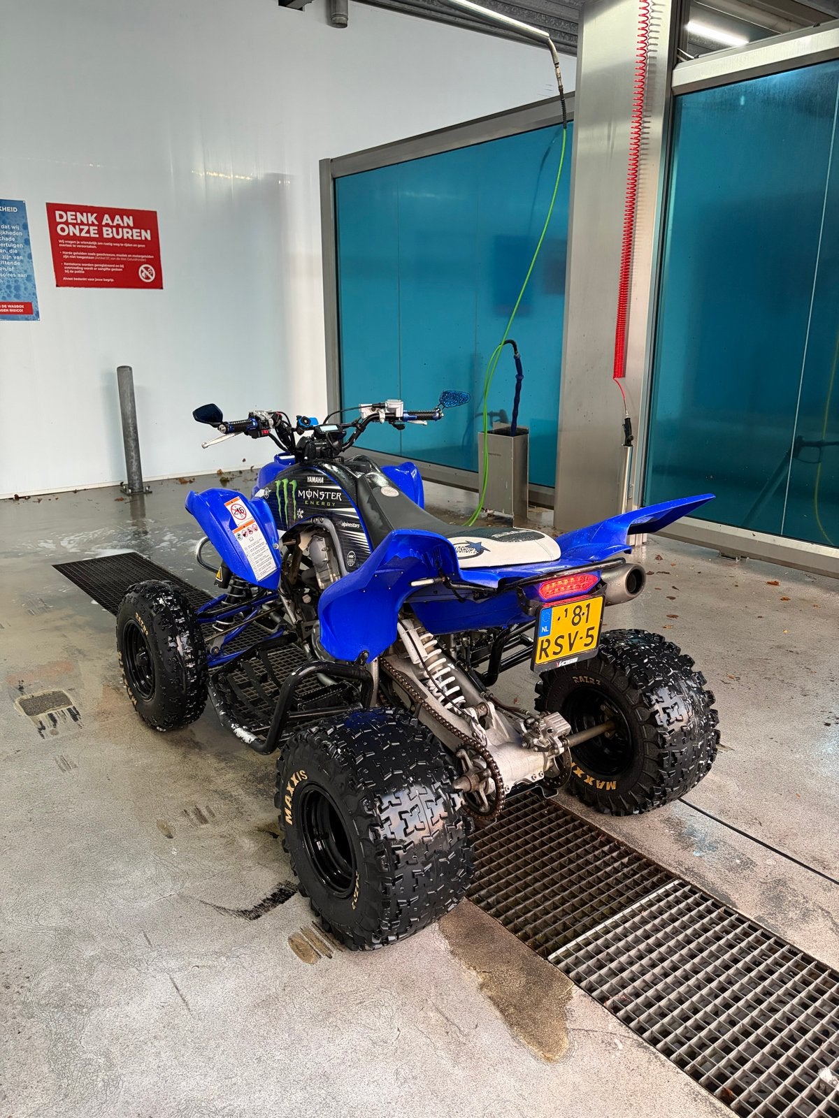 Yamaha Raptor 700R Quad auto kenteken, 1 cilinder