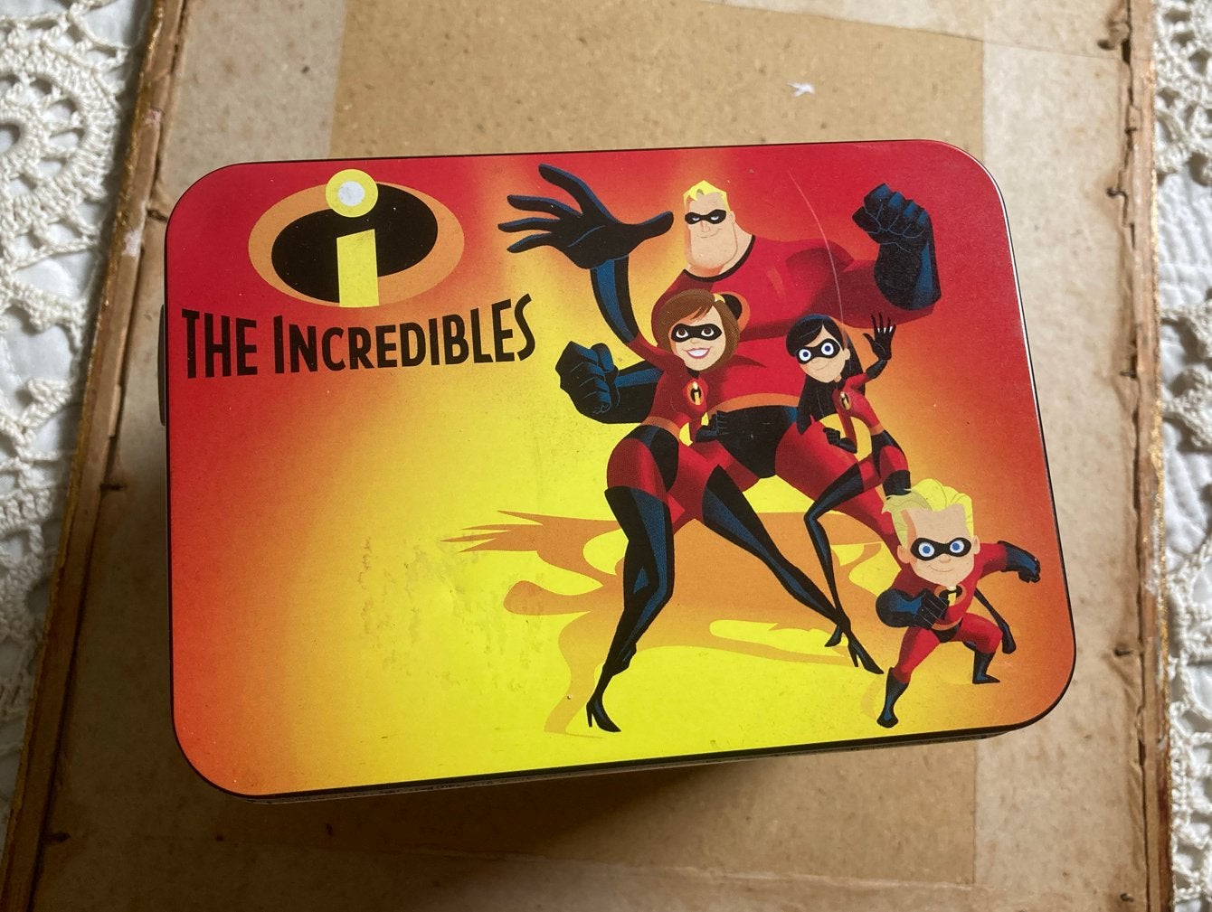The Incredibles Muziekdoosje / Blikken Doosje, Ophalen of Verzenden, Gebruikt