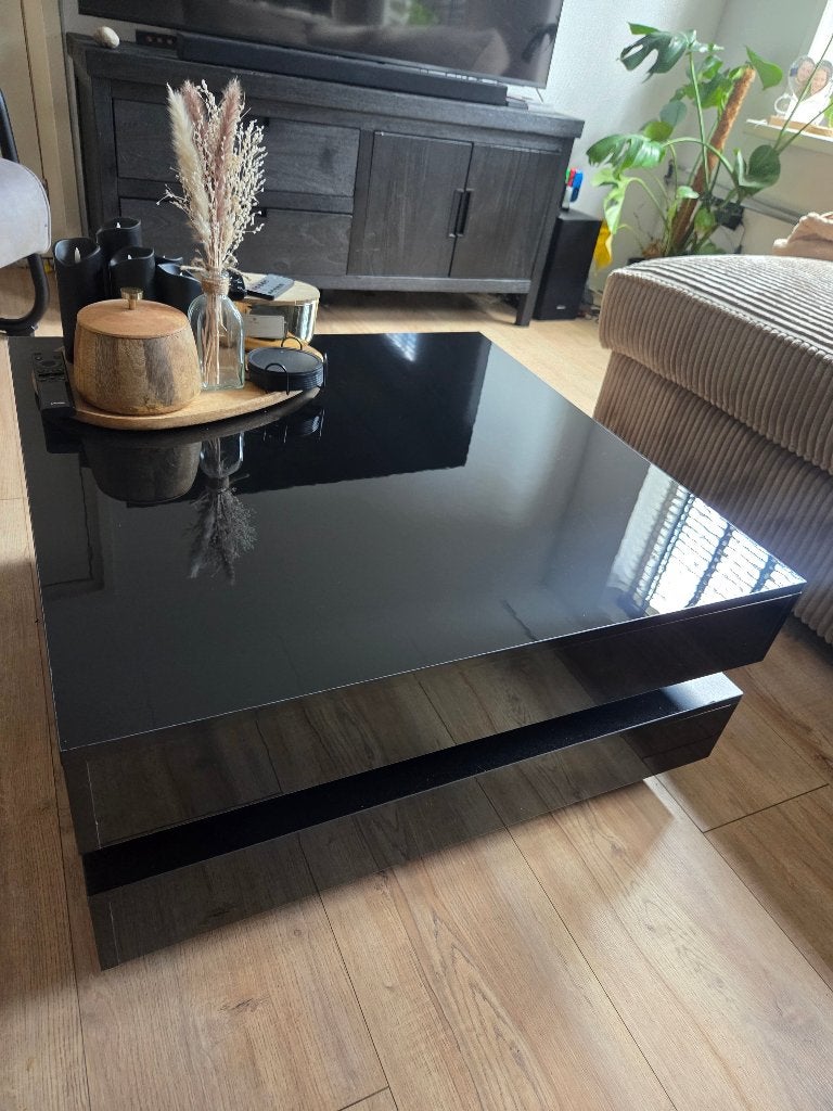 Salontafel, Ophalen, Overige materialen, 50 tot 100 cm, Vierkant